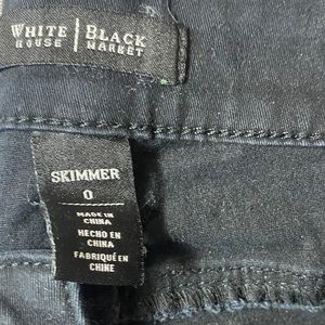 WHBM Black Skimmer Jeans Sz O